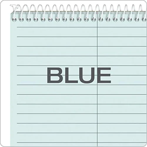 Miniatura 6 de Tops Prism 6 x 9 Gregg Ruled Steno Cuaderno, 80 perforadas hojas/libro, Azul 80