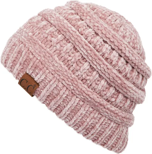 Miniatura 124 de C.C Trendy Warm Chunky Soft Stretch Cable Knit Beanie
