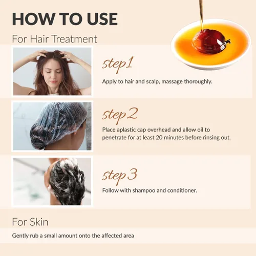 Miniatura 5 de Suero de crecimiento del cabello con aceite de batana 100% puro: suero natural para cabello más grueso y fuerte, aceite eficaz para el crecimiento