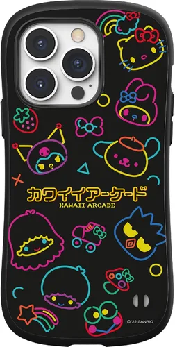 Miniatura 3 de iFace Correa de cuentas Kuromi & Baku + funda de primera clase para iPhone 14 Pro, Plástico