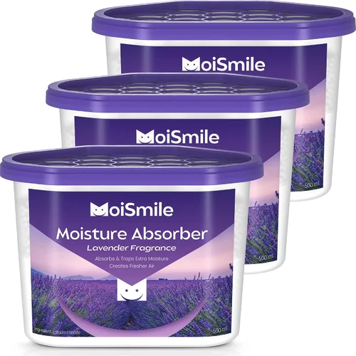 Miniatura 12 de Absorbentes de humedad, acción rápida con carbón activado, absorbente de humedad y eliminador de olores para armario, baño, sótano, automóvil