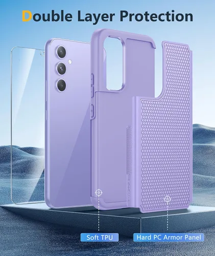 Miniatura 69 de FNTCASE Funda para iPhone 17 Pro: Fundas delgadas translúcidas de color azul claro compatibles con MagSafe, protección completa de la cámara