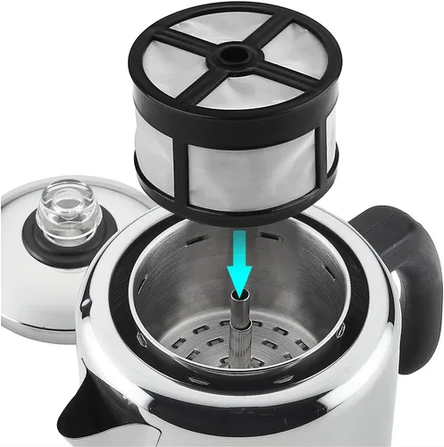 Miniatura 7 de Anbige Filtro de café reutilizable, compatible con la mayoría de cafeteras de 7 a 14 tazas