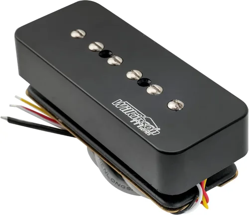 Miniatura 6 de Wilkinson M Series P90 - Barra de jabón apilada de cerámica de una sola bobina, 10 K, para guitarra eléctrica estilo SG LP, color negro