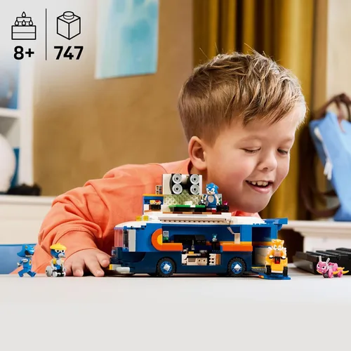 Miniatura 2 de LEGO Sonic The Hedgehog Team Sonic Command Truck Juguete de construcción – Vehículo de juego de simulación con 5 figuras para niños y niñas, a