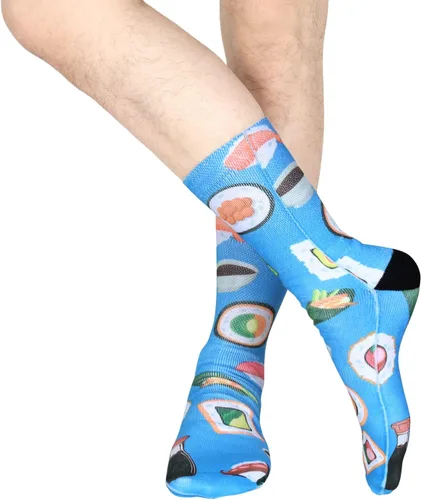 Miniatura 2 de Benefeet Sox Calcetines unisex para hombre, divertidos, locos, para niños, jóvenes, coloridos, estampados 3D, atléticos, novedosos calcetines