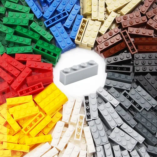 Miniatura 6 de Juego de 360 piezas de ladrillos de 1 x 4, piezas clásicas negras, juego creativo de bloques de juego, accesorios básicos compatibles con 3010 3066