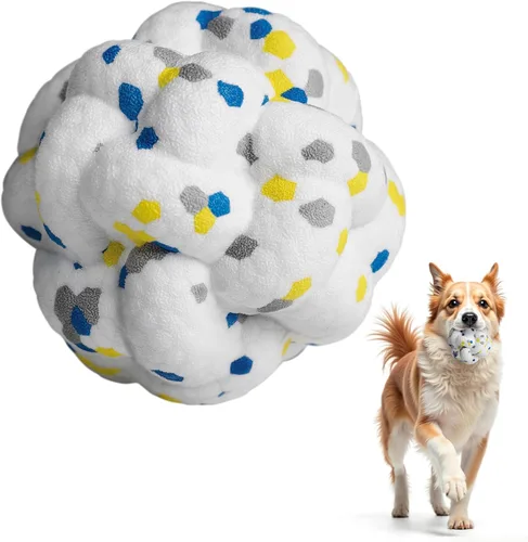 Miniatura 18 de Pelotas de tenis para perros Moonorange para masticadores agresivos, juguete interactivo indestructible, duradero, rebotador para perros, juego