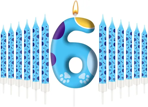 Miniatura 53 de 13 piezas de velas temáticas de coches de carreras para cumpleaños en negro y blanco con número de carrera 1 a cuadros, velas para tarta de coche