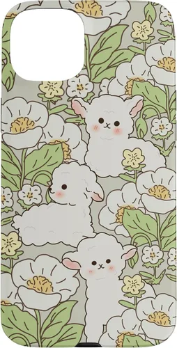 Miniatura 9 de Funda para iPhone 11 Pro Max con diseño de margaritas y cordero, flores de granjero