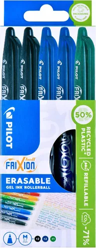 Miniatura 8 de Pilot Frixion - Bolígrafo de punta redonda borrable (0.028 in), color negro