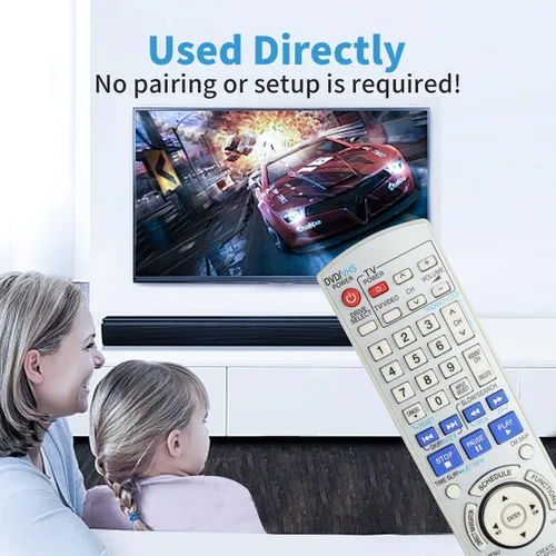 Miniatura 4 de EUR7659Y70 - Control remoto compatible con grabadora de DVD VCR Panasonic DMR-ES25 DMR-ES35 DMR-ES45 DMR-ES46 DMR-ES25S DMR-ES35V DMR-ES45V
