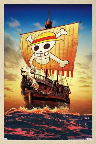 Miniatura 7 de Trends International Netflix One Piece - Póster de pared de una hoja, 34 pulgadas de largo x 22.4 pulgadas, versión enmarcada en negro