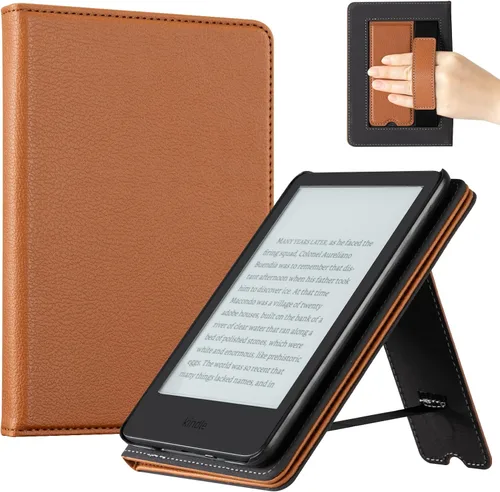 Miniatura 39 de CoBak Case for 6" E-Reader - PU Leather Smart Cover with Auto Sleep/Wake & Hand Strap