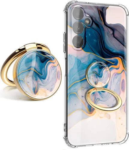 Miniatura 6 de para Samsung Galaxy a15 5G [Funda de Mármol Delgada]+[Anti-Caída Protectora] Fundas de Teléfono de TPU Suave y Elegantes para Mujeres de 6.5 Pulgadas
