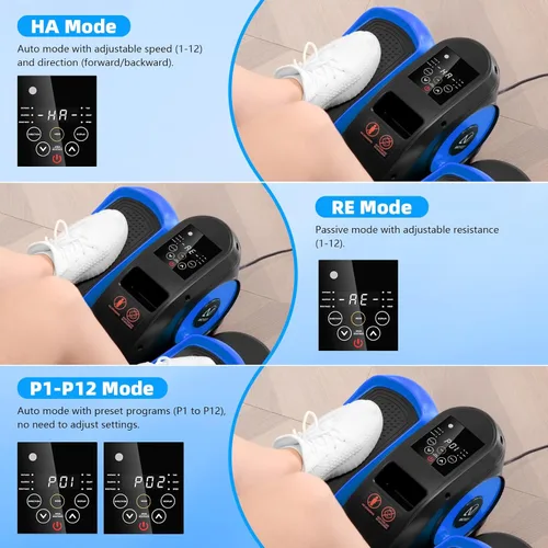 Miniatura 5 de ANCHEER Elíptica Bajo Escritorio, Ejercicio de Piernas Elíptico para Personas Mayores Totalmente Ensamblado, Ejercitador de Pedal Eléctrico