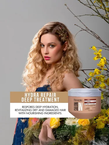 Miniatura 2 de Salon In by Recamier Hydra Repair Deep Treatment Mask Hidratación intensa y reparación para cabello seco y dañado 10.58 oz / 300 g