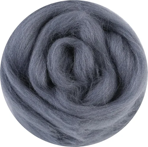 Miniatura 80 de 24 tipos de lana rosa, 4.23 oz (120 g), adecuado para fieltro húmedo y fieltro de aguja de telas hiladas de lana. Un paquete de prueba está Tonos