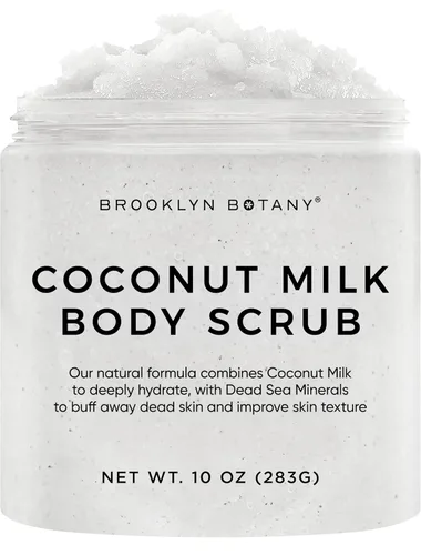 Miniatura 9 de Brooklyn Botany - Exfoliante de sal del Himalaya y células madre para el cuerpo, hidratante y exfoliante para el cuerpo, rostro, manos y pies