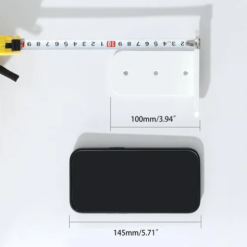 Miniatura 9 de Alise Soportes de estante flotantes, 4 soportes de 90° L resistentes para madera, soportes blancos de 4 pulgadas para estantes ocultos de pared