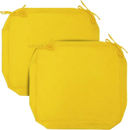 Miniatura 10 de FUNHOME Fundas de Cojín para Sillas de Exterior, Paquete de 2, ¡Sin Relleno! Fundas de Cojín de Repuesto para Patio 20" x 18" x 4", Resistentes al