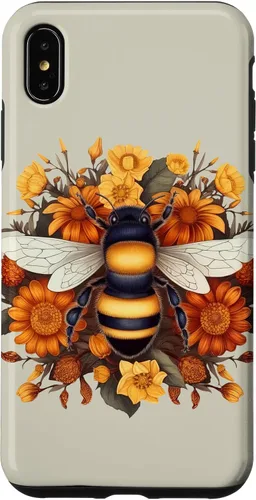 Miniatura 11 de iPhone 16 Boho Flower Bee Honey Beekeeper Daisy Sunflower Bee Case