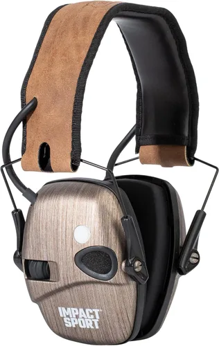 Miniatura 17 de Howard Leight Impact Sport - Orejera Bluetooth para disparar, color negro, atenuación de ruido de 21 dB, unisex para jóvenes y adultos Gris carbón