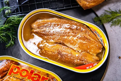 Miniatura 3 de MW Polar Arenque, aperitivos Kipper, 3.53 onzas (paquete de 12), 90% menos de sodio, pescado enlatado listo para comer, buena fuente de vitamina D