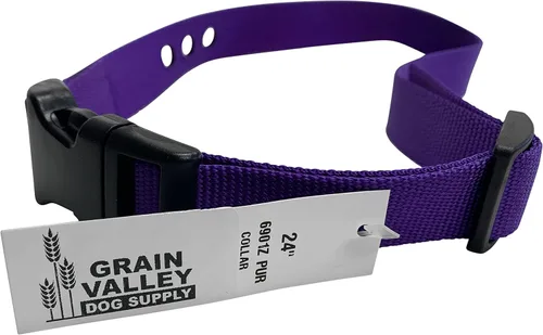 Miniatura 3 de Correa de repuesto, se adapta a la mayoría de collares PetSafe, 3 agujeros precortados, nailon de 1 pulgada, incluye cuenco de viaje para mascotas