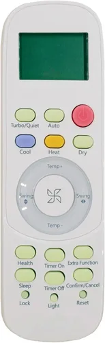 Miniatura 2 de Mando a distancia de repuesto para GE/Haier AW18EH2VHA AW18ES2VHA AW18LC2VHA AW18LC2VHB AW18TE2VHA AW24ES2VHA AW24TE2VHA AW36LP2VHA AW09ES2VHA sin