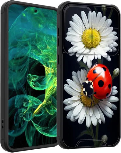 Miniatura 227 de Funda para Galaxy A16 5G con cubierta para cámara deslizante, resistente de doble capa, híbrida, a prueba de golpes, funda protectora resistente