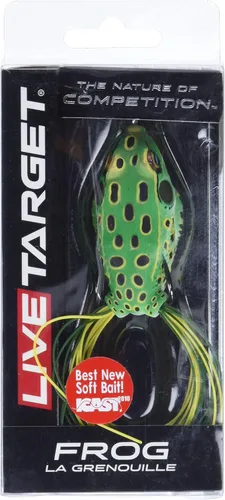 Miniatura 2 de Rana de Livetarget con cuerpo hueco Harina Verde/Amarillo