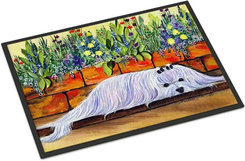 Miniatura 338 de Caroline's Treasures SS8220MAT - Felpudo afgano de 18 x 27 pulgadas, para interiores y exteriores, para entrada, antideslizante, lavable, de pelo
