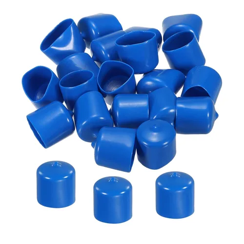 Miniatura 19 de MECCANIXITY 200 tapas de goma para extremos de goma, 0.079 in, protector de rosca de tornillo de vinilo, tapas de vacío redondas de PVC para tubería