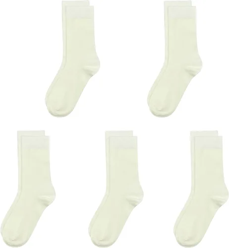 Miniatura 25 de SERISIMPLE Calcetines de bambú de viscosa para niños, calcetines escolares antiolor para niños y niñas, uniforme, ligeros, con costuras planas, 5