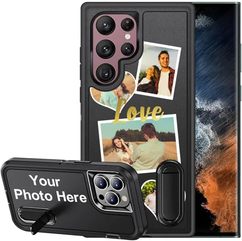 Miniatura 8 de Funda de teléfono personalizada para Samsung Galaxy S22 Ultra 5G, funda protectora de cuerpo completo a prueba de golpes con múltiples fotos, funda