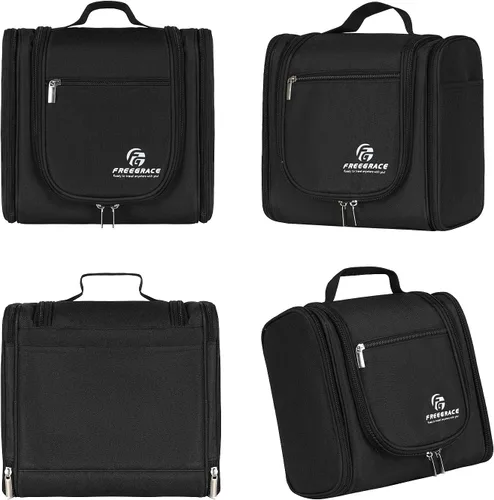 Miniatura 5 de Freegrace bolso para baño premium - organizador para viajes - gancho para colgar duradero - perfecto para accesorios, cosméticos, artículos