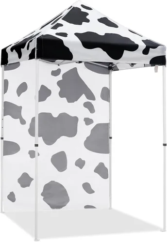 Miniatura 46 de EAGLE PEAK Toldo instantáneo de 5 x 5 con paneles de pared de 4 lados, pequeña tienda de campaña portátil desplegable con bolsa de transporte