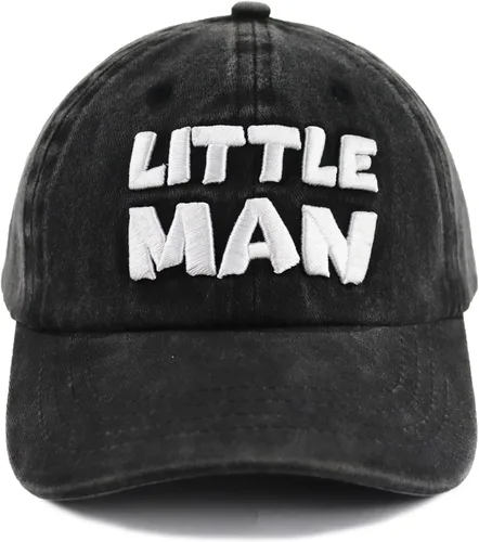 Miniatura 7 de 2 gorras de béisbol ajustables de algodón bordadas en 3D a juego, para hombre grande y hombre pequeño, papá e hijo