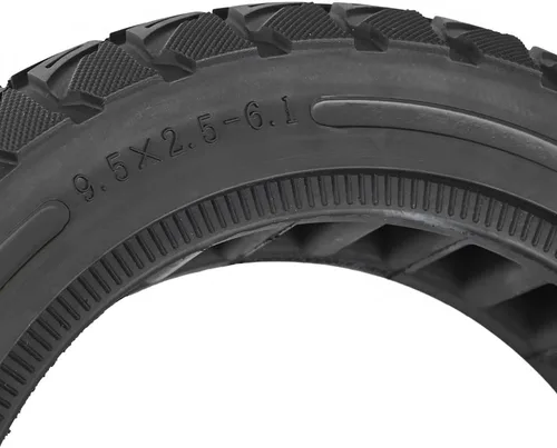 Miniatura 5 de Reemplazo de neumático sólido todoterreno de 9.5 x 2.5-6.1 para NIU KQi3 Pro/Max/Sport Scooter - Sin pinchazos, mantenimiento sin complicaciones