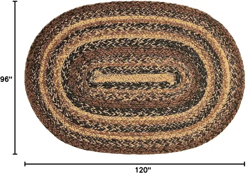 Miniatura 18 de Colección Cappuccino Premium Trenzada Estilo primitivo, rústico, campestre Yute/algodón 30 días sin riesgo Alfombra de acento/tapete
