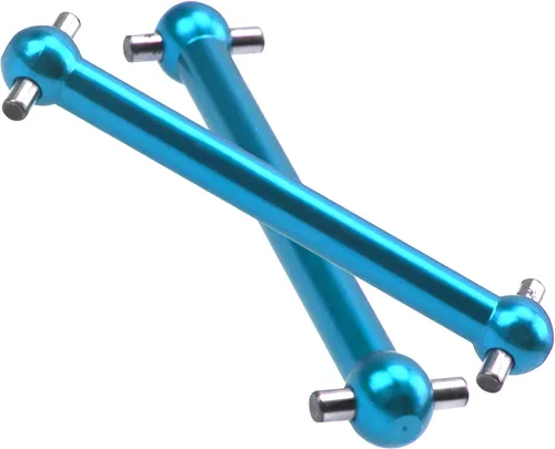 Miniatura 6 de Paquete de 4 ejes de transmisión CVD de aleación de aluminio Vgoohobby compatible con Tamiya TT02B TT-02B 1/10 RC Car Upgrades Parts (azul)