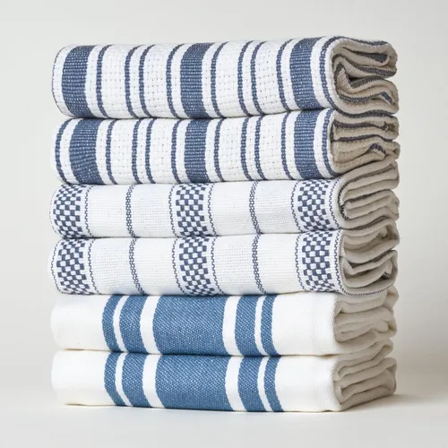 Miniatura 44 de Juego de Toallas de Cocina – Paquete de 3 (20 x 30 pulgadas) Extra Grandes de Algodón Premium para Cocina – Absorbentes – 100% Algodón – con Lazo