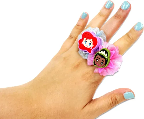 Miniatura 4 de Tara Toys: Calendario de Adviento de Collar de Actividades de Joyería DIY de Princesas Disney, Divertido y Fácil de Hacer, para Tu Pequeña Princesa