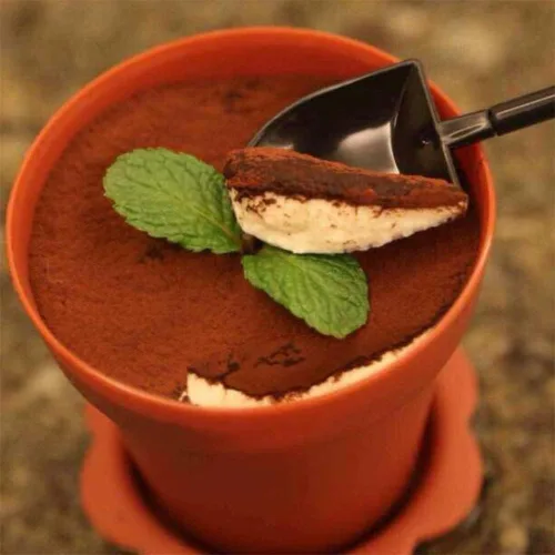 Miniatura 5 de Paquete de 50 vasos de postre en maceta de 6.1 fl oz de plástico de 6 onzas con tapa y cuchara, taza de degustación de aperitivos, adecuada