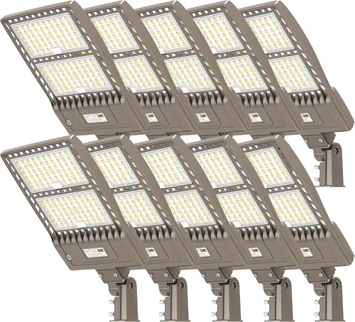 Miniatura 14 de Luces LED de estacionamiento de 480 V 150 W 21000 LM LED Shoebox Pole Lights Fixture 400W HID/HPS Reemplazo 5000K IP65 AC 277-480V UL Listado