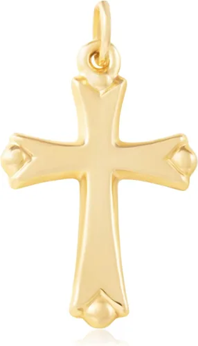 Miniatura 19 de Dijes religiosos de oro amarillo de 14 quilates para hombres y mujeres – disponible en varios diseños