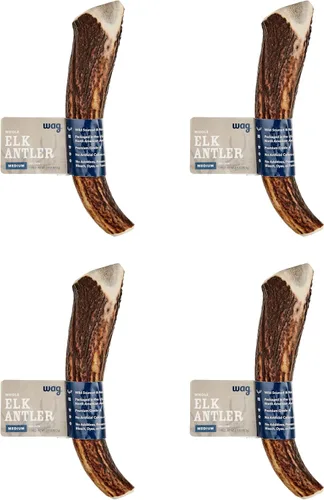 Miniatura 16 de Marca Amazon – Cuerno de alce Wag – Entero – Larga duración para masticadores agresivos – Pequeño 4-5.5 pulgadas
