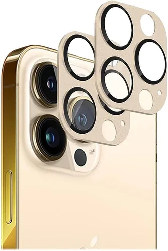 Miniatura 11 de SAHARA ZeroDamage ZD00049 - Protector de lente de cámara de vidrio flexible HD para iPhone 13 Pro y Pro Max (paquete de 2), color negro
