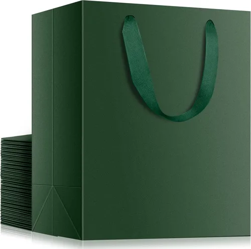 Miniatura 30 de EUSOAR Bolsas de papel de estraza grandes de 9.8 x 5.1 x 12.6 pulgadas a granel, bolsas resistentes para recuerdos de fiesta, cumpleaños, bodas